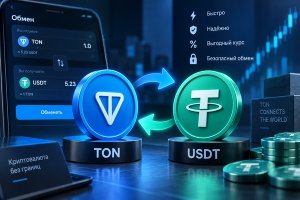 Обмен TON на USDT: особенности, способы и порядок проведения операции